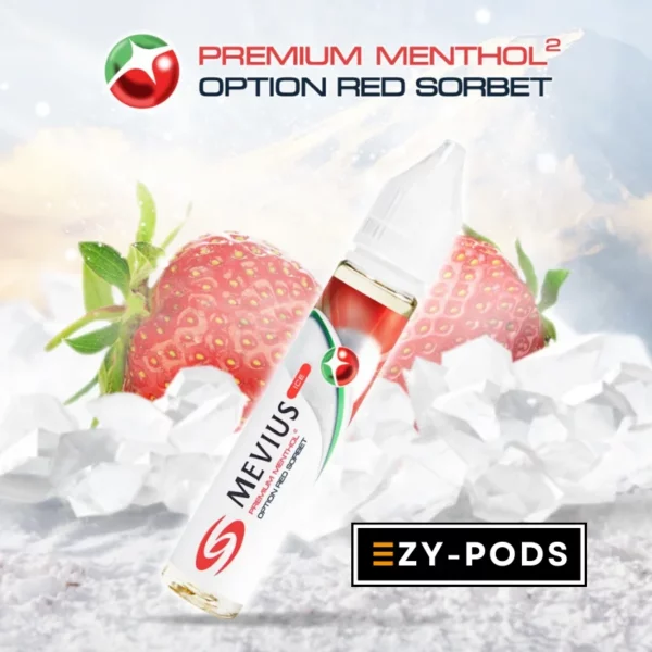 น้ำยาฟรีเบส เมเวียสแดงยาว กลิ่น Red Sorbet