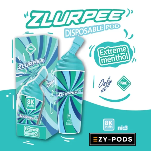 VMC Zlurpee 8000 คำ กลิ่น Extreme Menthol