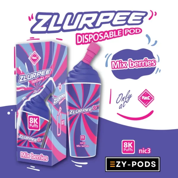 VMC Zlurpee 8000 คำ กลิ่น Mix Berries