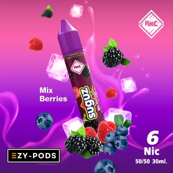 น้ำยาฟรีเบส VMC กลิ่น Suguz Mix Berries