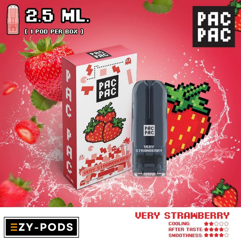หัวพอต PACPAC 2.5 ml กลิ่น สตอเบอร์รี่