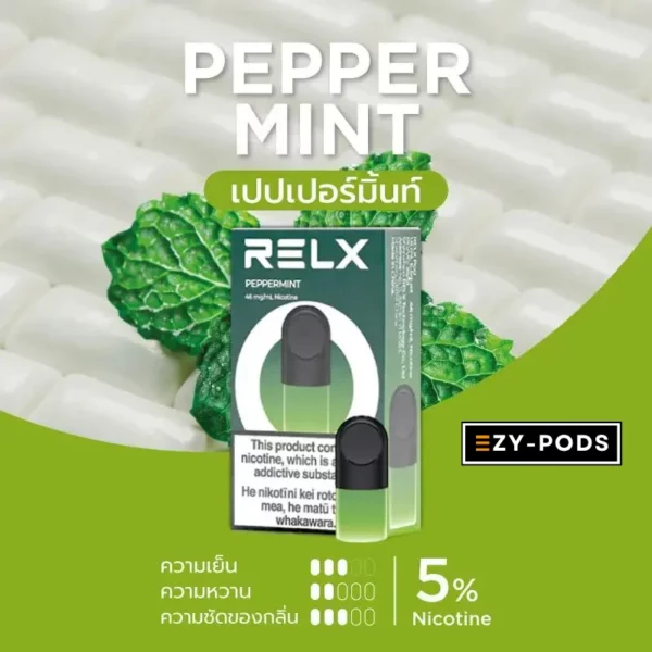 หัวพอต RELX ดับเปิ้ลเปเปอร์มิ้น