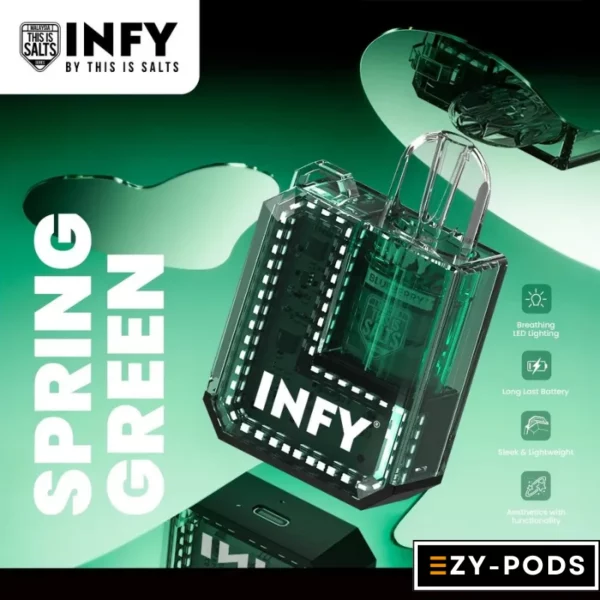 INFY Cube Box พอตเปลี่ยนหัว Spring Green