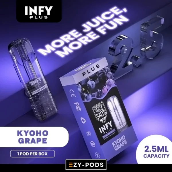 INFY Plus 2.5 ml หัวพอต กลิ่น Kyoho Grape