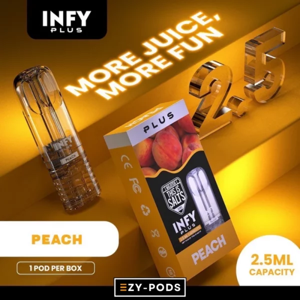 INFY Plus 2.5 ml หัวพอต กลิ่น Peach