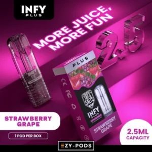 INFY Plus 2.5 ml หัวพอต กลิ่น Strawberry Grape