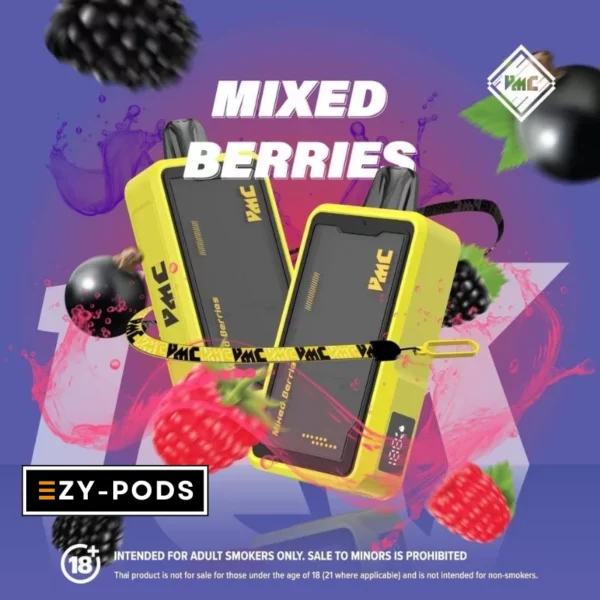 VMC 12000 Puffs พอตใช้แล้วทิ้ง กลิ่น Mixed Berries