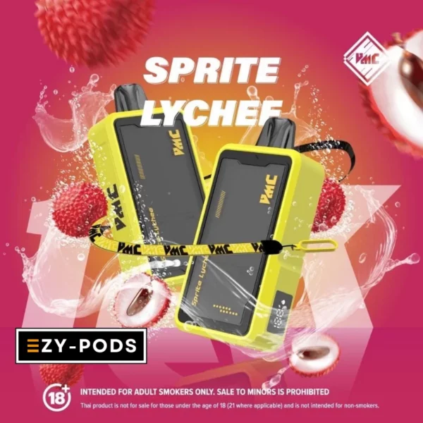 VMC 12000 Puffs พอตใช้แล้วทิ้ง กลิ่น Sprite Lychee