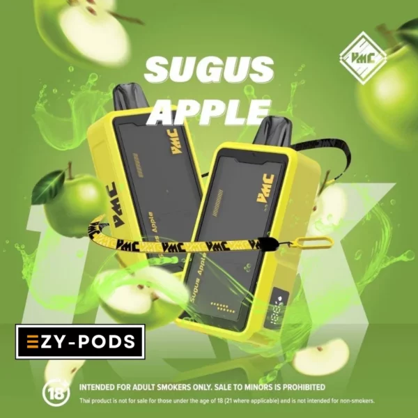 VMC 12000 Puffs พอตใช้แล้วทิ้ง กลิ่น Sugus Apple