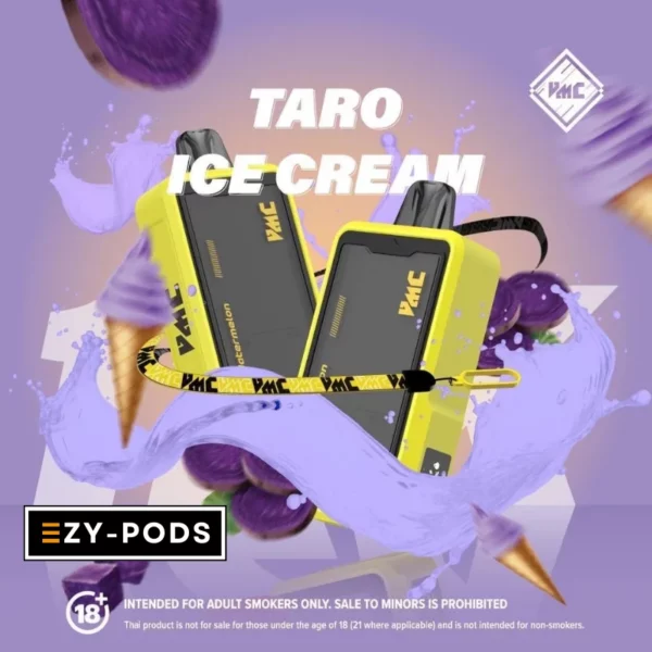 VMC 12000 Puffs พอตใช้แล้วทิ้ง กลิ่น Taro Ice Cream