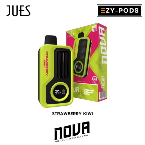 พอตใช้แล้วทิ้ง JUES NOVA 10000 คำ กลิ่น Strawberry Kiwi