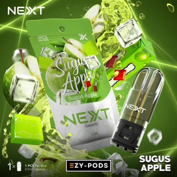 หัวพอต Next Pod 2.5 ml กลิ่น Sugus Apple