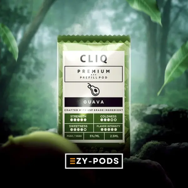 CLIQ หัวพอต 2.5 ml นิค 5% Guava